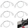 5 Pcs Cable Lock, Rust and Corrosion Resistant Security Cable,