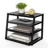 Fenge Desk Shelf Organizer, 4 Tier Desktop Shelf, Wood and