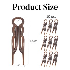 10 x Magic Grip Hair Pins