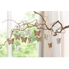 Frank Flechtwaren Decorative Hanging Butterfly Design Set of 12 in