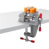 Treki Mini Vice Small Clampable Table Vice for Workbench, Jaw