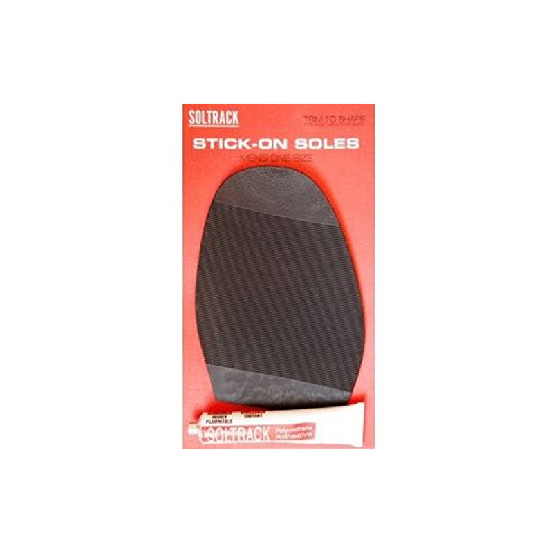 Soltrack Mens Stick on Soles with Glue