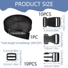 10M Webbing Strap, Polypropylene Heavy Webbing Backpack Chest Strap 25MM