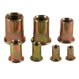 Gorise 7-piece Rivet Nut Pliers Set for M3, M4, M5, M6, M8, M10, M12 Rivet Nut Set for Manual Riveting Machine Tools