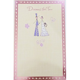 Dreams for Two - A Special Wedding Shower Wish for a Marriage that's Everything You've Been Dreaming of - and more! Greeting Card for Bride & Groom