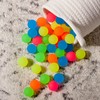 THE TWIDDLERS 120 Mini Neon Rubber Balls Bouncy Balls for