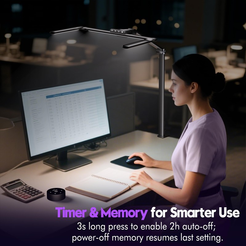 Quntis 32.5" Architect Desk Lamps for Office Home Dorm -