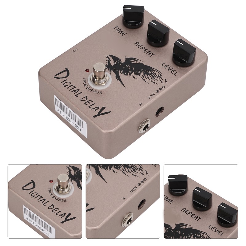 Digital Delay Effect Pedal Electric Guitar Pedals with True Bypass