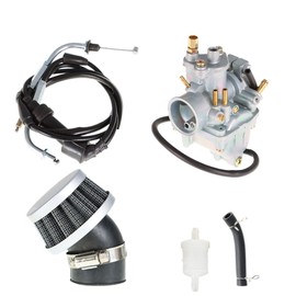 Carburetor Carb with Air Filter Replacement for Yamaha PW80 Y-Zinger Dirt Bike 1983-2006