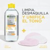 Kit Garnier Agua Micelar Express Aclara 400ml +3 Ecopads