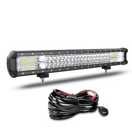 Willpower 23 Inch 324W Led Light Bar with Wiring Harness Spot Flood Combo Beam Fog Work Lamps Driving Offroad Lights for 4x4 Truck Tractor Boat Car ATV UTV SUV 12V 24V