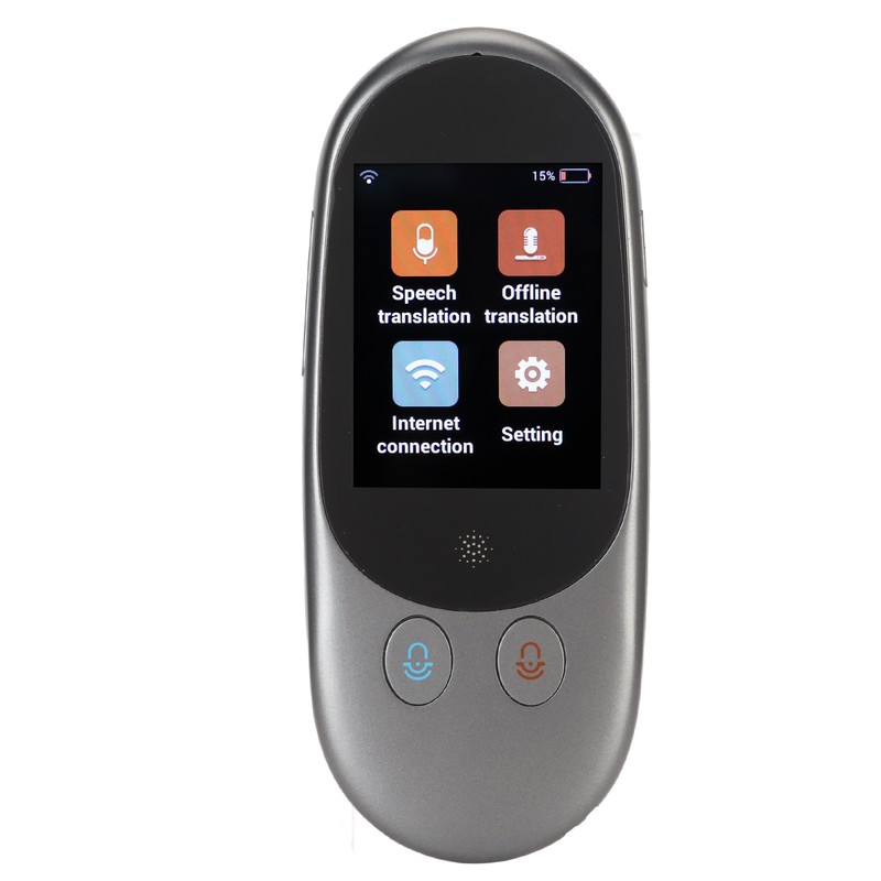Language Translator Device 126 Different Languages 2.4inch LCD Touch Screen