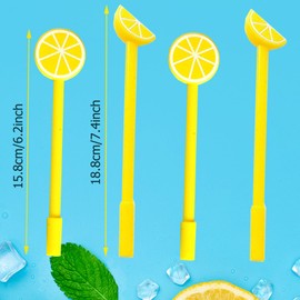 30 Pcs Cute Lemon Gel Ink Pens - Kawaii Fruit Writing Instruments 0.5 mm Black Ink - Fun Novelty for Kids School Office Home Supplies - Student Present Party Favors