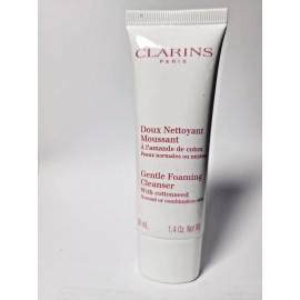 CLARINS Gentle Foaming Cleanser With Cottonseed 1.4 Oz NWOB