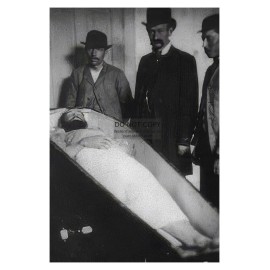 JESSE JAMES DEAD IN A COFFIN INFAMOUS WILD WEST OUTLAW POST-MORTEM 4X6 PHOTO