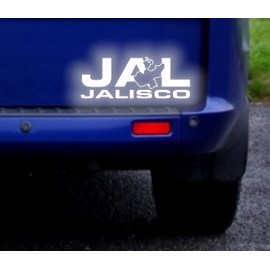 Jalisco JAL Mexico Reflective Sticker Decal