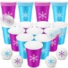 VioraWhite 22 Pcs Christmas Snowflakes Party Game Set Plastic Winter