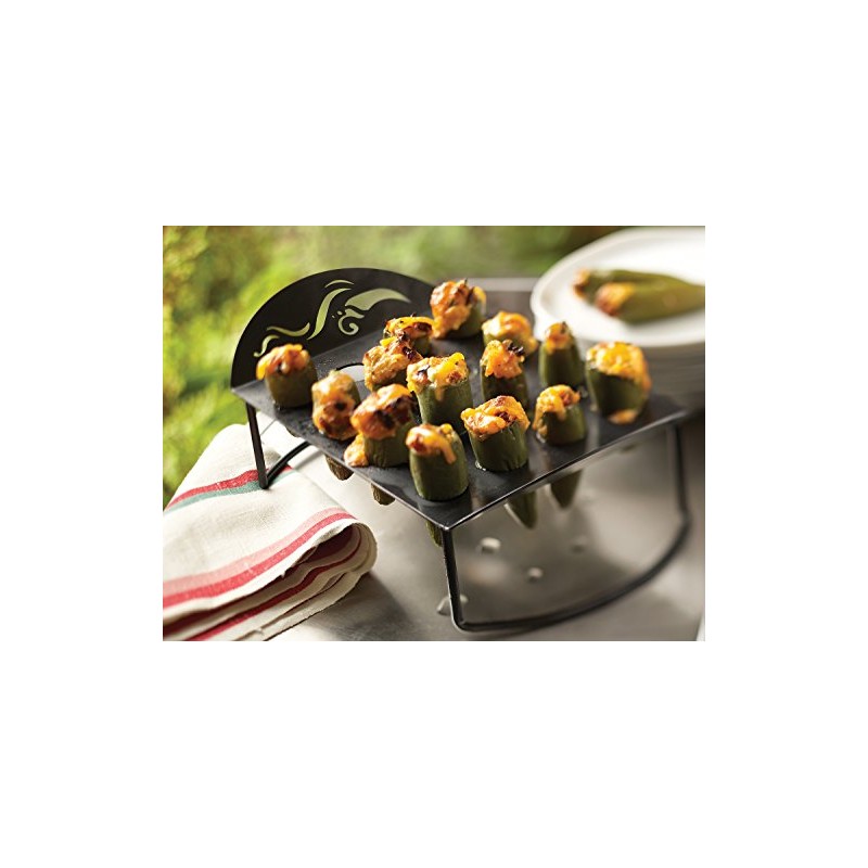 Outset Non-Stick Jalapeno Roaster, 6.25 x 11.5 x 2 inches,