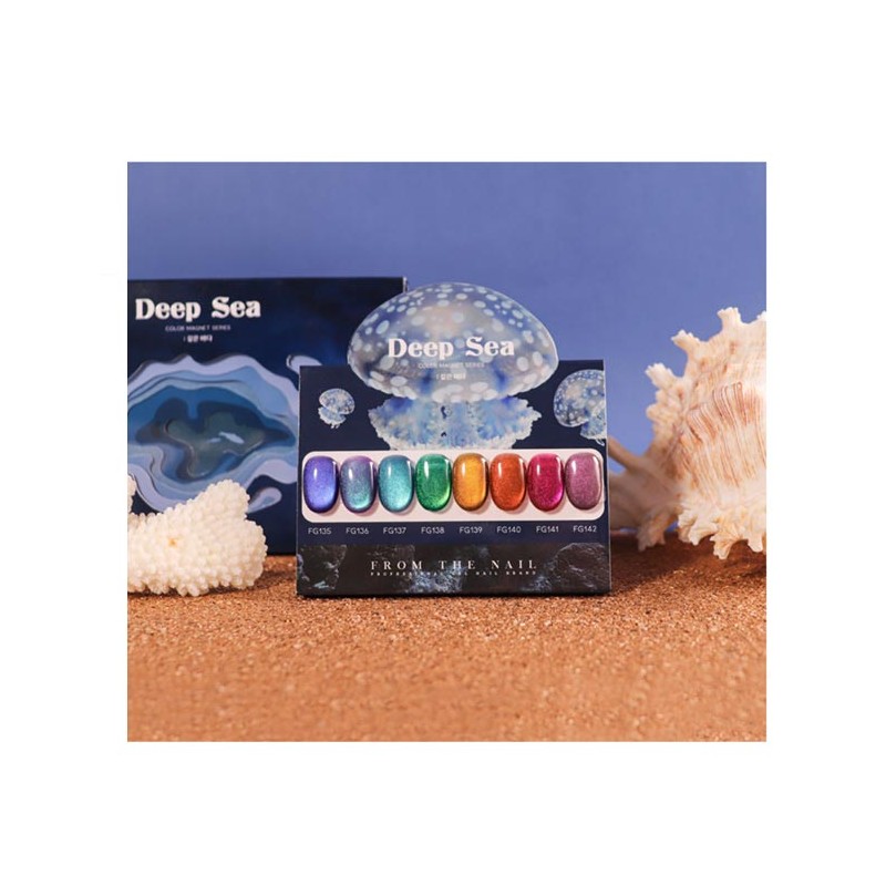 FROM THE NAIL Gel Nail Deep Sea Collection Set 8items