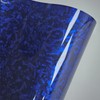 LZLRUN LZLRUN Forged Gloss Carbon Fiber Blue Vinyl Wrap Roll