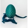 Dragon Articulating 3D Printed Dragon – Flexible, Colorful, Poseable Toy,