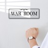 9x3 Inch War Room Sign Acrylic Self-stick Door Wall Signage