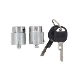 NewYall Front Left LH Driver & Right RH Passenger Side Door Lock Cylinder w/ 2 Keys