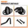Mgoodoo 14 Inch-350mm Cabin Hook and Eye Latch Lock Shed