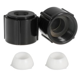 unrulysoul Low Point Drain Caps and Seals for RVs Campers Trailers 1/2 Inch RV Hot and Cold Water Lines 1/2″ (Set of 2)
