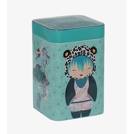 Eigenart Casa Little Animals TLA7070109 Set of 2 Metal Tin Square with Plug Closure and a Capacity of 100 g