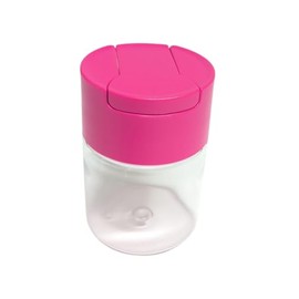 Tupperware exclusiv Essig und Öl Flasche Manhattan Clear Collection Dispenser Behälter transparent pink 130ml (transparent pink 130ml)