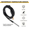 3 Pieces Digital Temperature Sensor 2 m and 2 Pieces