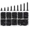 450 Pieces Self-Tapping Screws Set M3 Countersunk Flat Head Screw