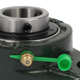 Kozelo FL205 Pillow Block Bearing - [ 25mm I.D. ] Self Alignment Solid Cast Iron Base Mounted Pillow Block Bearings