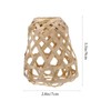 FOMIYES 2pcs Lampshade Replacement Woven Seagrass Small Drum Lamp Shade