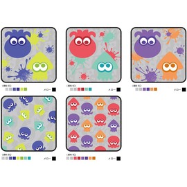 Splatoon 3 Mini Towel, Set of 5, Ikatako Colorful