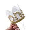 WAOUH Corona de bebé para el primer cumpleaños, diadema de