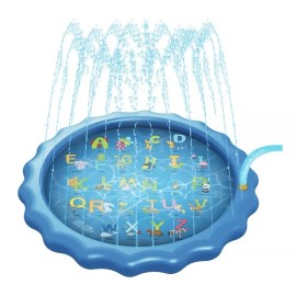 Tuybb Alfombrilla Tapete Agua Fuente Inflable Niños Juguete  170cm