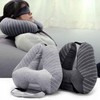 Travel essentials Creative neck cushion Eye patch cushion Multi creative Eye neck cushion (light gray)