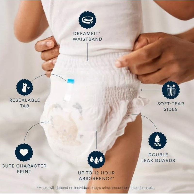 Millie Moon Unisex Training Pants (Size-4T-5T and Count-18) Diaper Weight