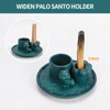 Handmade Cute Palo Santo Holder-4 in 1 Insence-Stick Holder, Sage