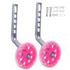 Children Cycle Training Wheel,Metal Rubber Side Wheels with Support Bracket