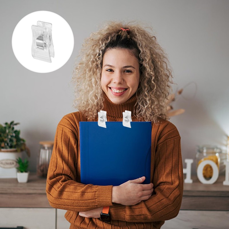 16pcs Blind Clips Curtain Clips Plastic Clips Clothes Clips Fixed