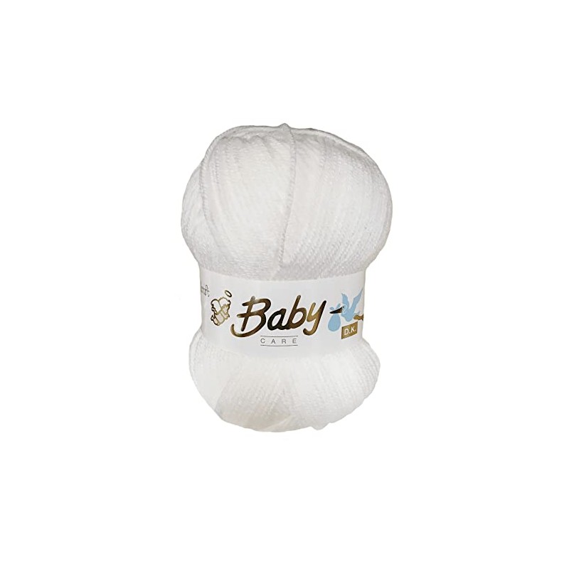 Woolcraft Baby Care DK Soft Knitting Wool/Yarn - 100g Ball