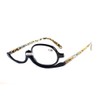 OREUDO Readers Magnifying Makeup Glasses Eye Make Up Spectacles Flip