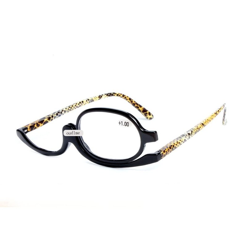 OREUDO Readers Magnifying Makeup Glasses Eye Make Up Spectacles Flip