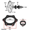 OTOTEC 1 Set Bicycle Hub Adapter Disc Brake 100-110 x
