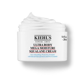 Kiehl's Ultra Body Mega Moisture – Crema Corporal Hidratante Con Escualano, Glicoproteína Glacial y Pro-Ceramidas, Fortalece la Barrera de la Piel y se Absorbe Rápido para Todo Tipo de Piel, 250 ml