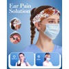 Plifal 4pcs Nurse Headbands for Women with Buttons Non Slip
