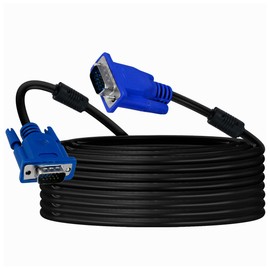 SC ACCESORIOS Cable Vga A Vga Macho A Macho 15 Metros De Longitud Compatible Laptop Pc Proyector HDTV Monitor Resolución 720p (15m)